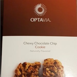Optavia Chewy Chocolate Chip Cookie pack.  7 indiv servings to a box